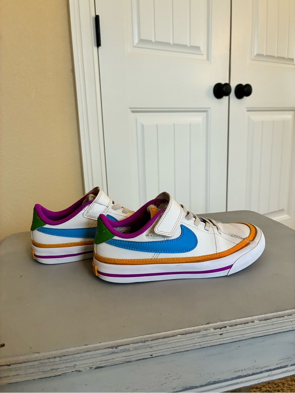 Nike Court Legacy Lift PS White MultiColor Toddler Size 12C